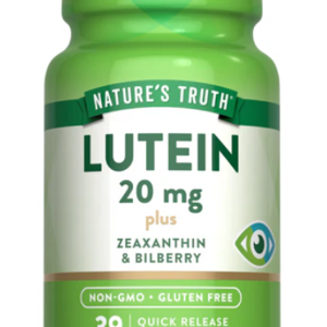 Lutein 20 mg plus Zeaxanthin & Bilberry - 39 Quick Release Softgels